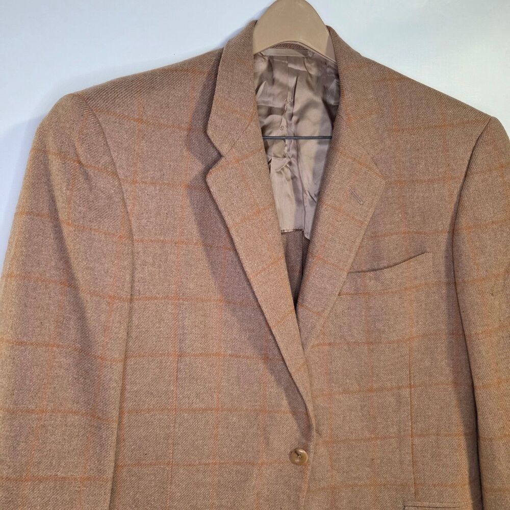 Cashmere Vintage Suit Jacket Blazer Sport Coat